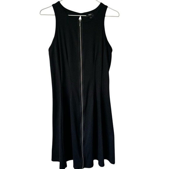 Massimo Little Black Dress with Full Zipper, Women's Small Petite - Picture 1 of 4